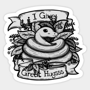 I Give Great Hugsss Sticker